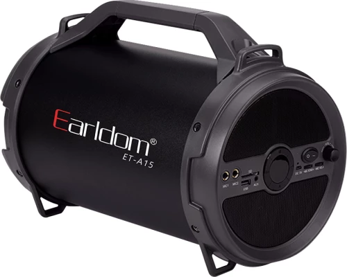 Ηχεἰο Earldom ET-A15, Bluetooth, Καραόκε, USB, FM, AUX, Μαυρο - 22201