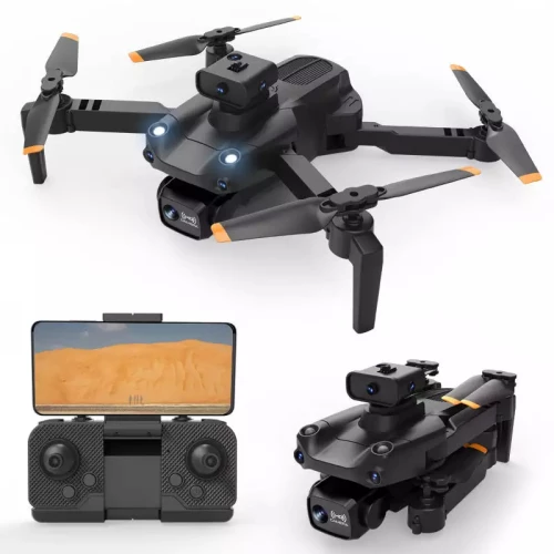 Toysky S172 Max Drone FPV UAV Πεντάπλευρης αποφυγής εμποδίων με διπλή κάμερα 4K (Μαύρο) 03731