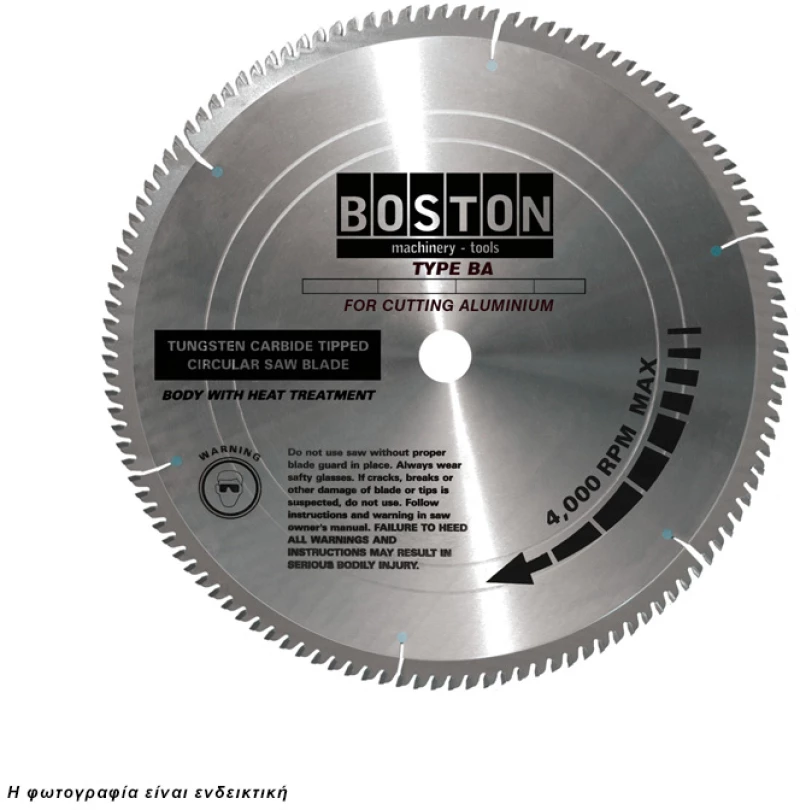BOSTON ΔΙΣΚΟΣ ΚΟΠΗΣ ΑΛΟΥΜΙΝΙΟΥ Φ250/30 mm - Ζ80 48178