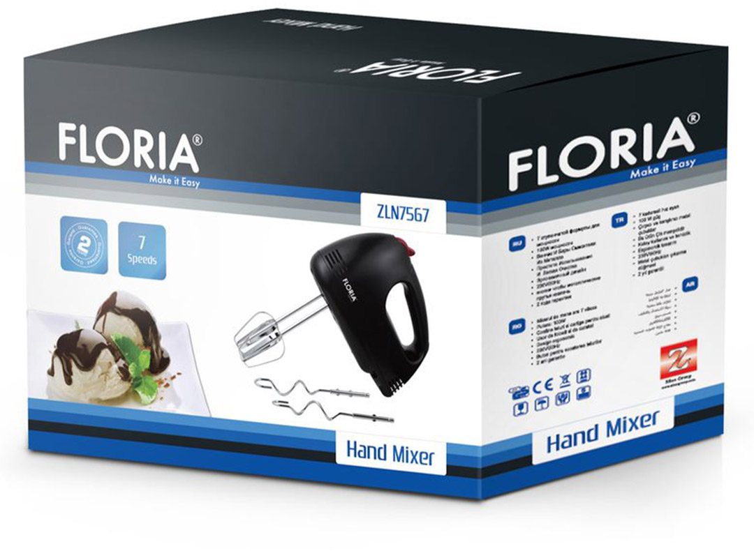 Zilan Zilan Μίξερ Χειρός 100W ZLN7567