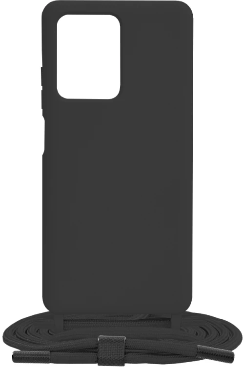 Techsuit Husa pentru Xiaomi Redmi Note 12 Pro+ - Techsuit Crossbody Lanyard - Black 5949419004504