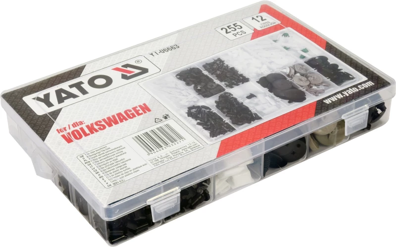 YATO ΚΛΙΠΣ ΑYT/ΤΟΥ VOLKSWAGEN 255PCS YT-06663 20006663 ΤΕΜΑΧΙΟ