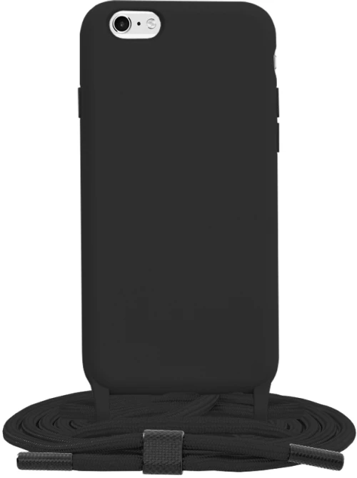 Techsuit Husa pentru iPhone 6/ 6S - Techsuit Crossbody Lanyard - Black 5949419062740