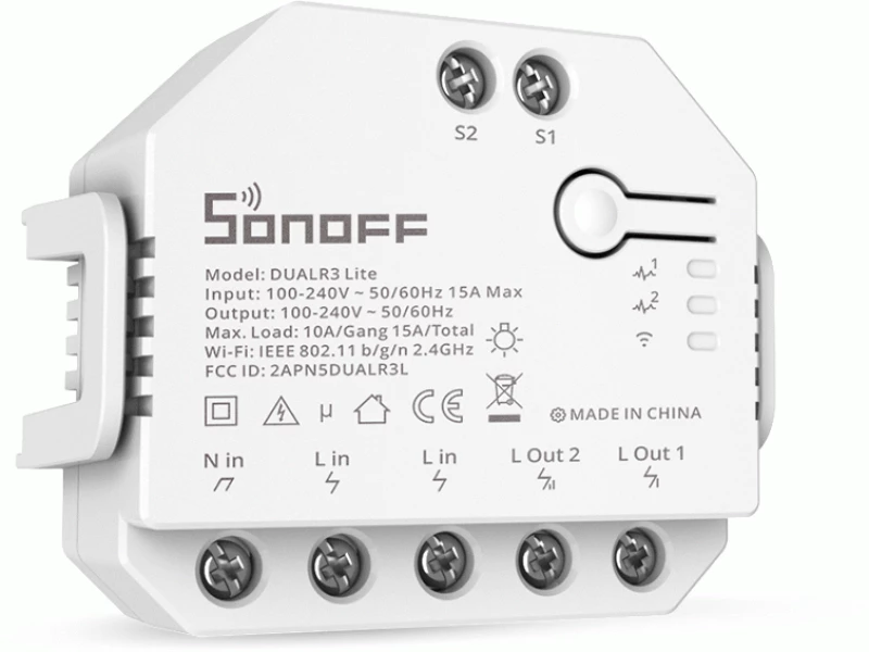 Sonoff Smart Wi-Fi switch WiFi Sonoff Dual R3 Lite 031124