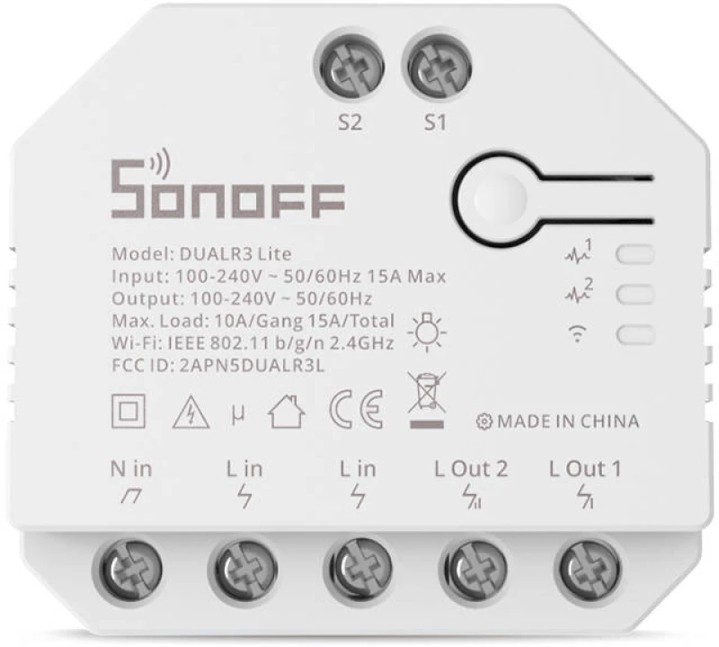Sonoff Smart Wi-Fi switch WiFi Sonoff Dual R3 Lite 031124