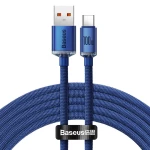 Baseus Baseus Crystal Shine cable USB to USB-C, 100W, 2m (blue) 030618