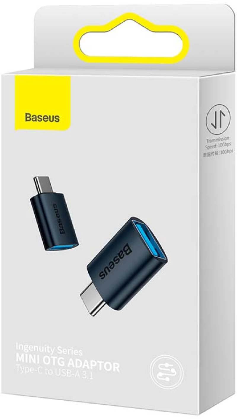Baseus Baseus Ingenuity USB-C to USB-A adapter OTG (blue) 031666