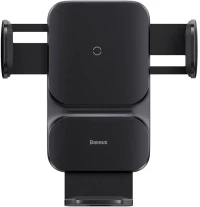 Baseus Baseus Wisdom Wireless Charging Air vent Electric Car Phone Holder (black) 031834
