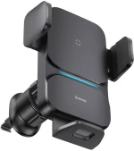 Baseus Baseus Wisdom Wireless Charging Air vent Electric Car Phone Holder (black) 031834