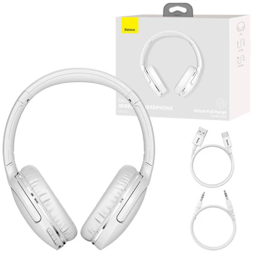 Baseus Baseus Encok Wireless headphone D02 Pro (white) 047863