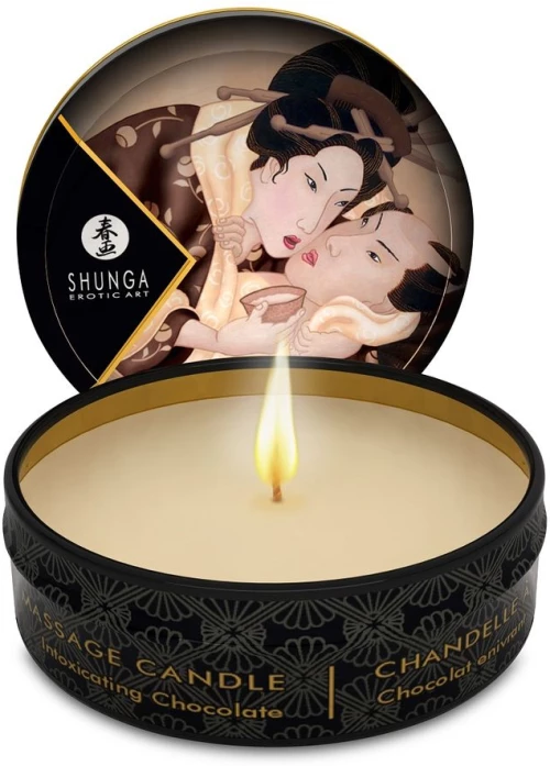 MINI CARESS BY CANDLELIGHT MASSAGE CANDLE HEADY CHOCOLATE