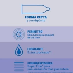 DUREX INVISIBLE EXTRA LUBRICATED 12 UDS