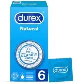 DUREX NATURAL CLASSIC 6 UNITS
