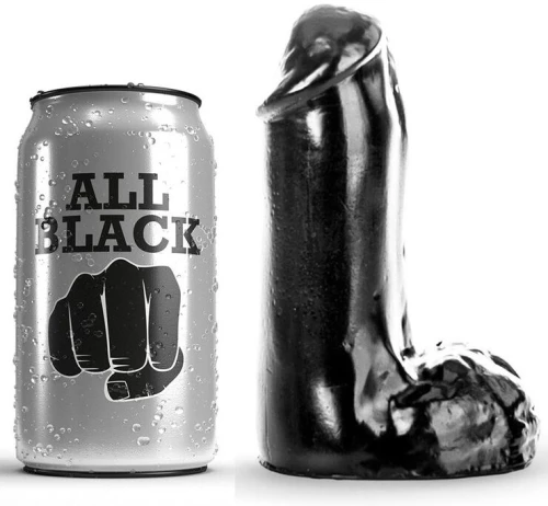 ALL BLACK DILDO 13CM