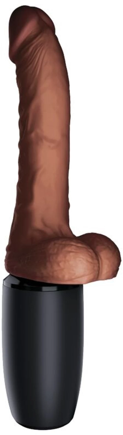 KING COCK PLUS TRIPLE THREAT - BROWN SKIN TONE