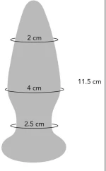 BUTTOCKS THE SHINING GLASS BUTTPLUG