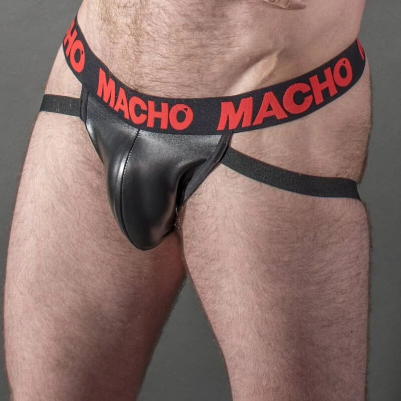 MACHO - MX25RC JOCK RED LEATHER