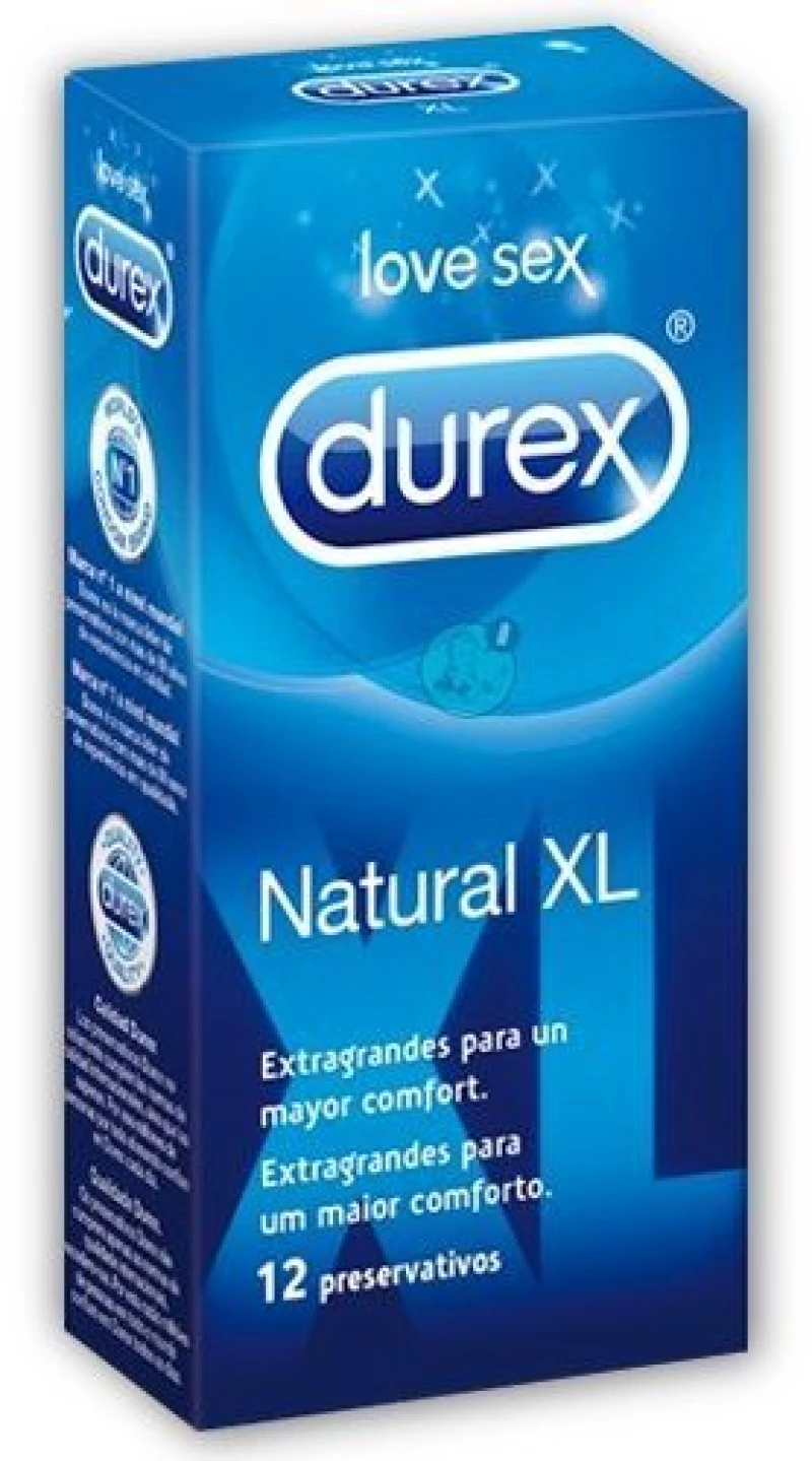 DUREX NATURAL XL 12 UDS