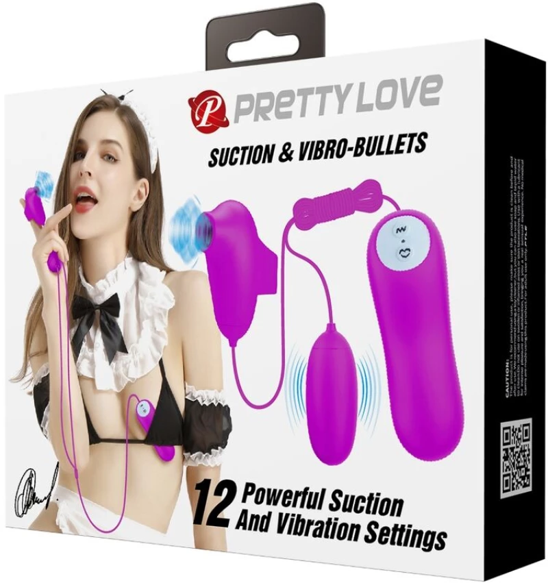 PRETTY LOVE SUCTION & VIBRO-BULLETS