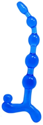 BENDY TWIST ANAL BEADS BLUE