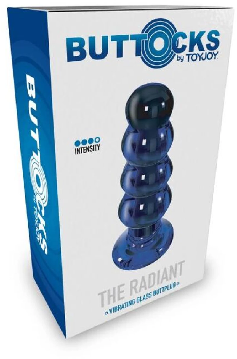 BUTTOCKS THE RADIANT GLASS BUTTPLUG