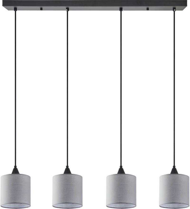 SE21-BL-B10-4BL-SH2 ADEPT PENDAT Grey Shade Pendant+ HOMELIGHTING 77-9022
