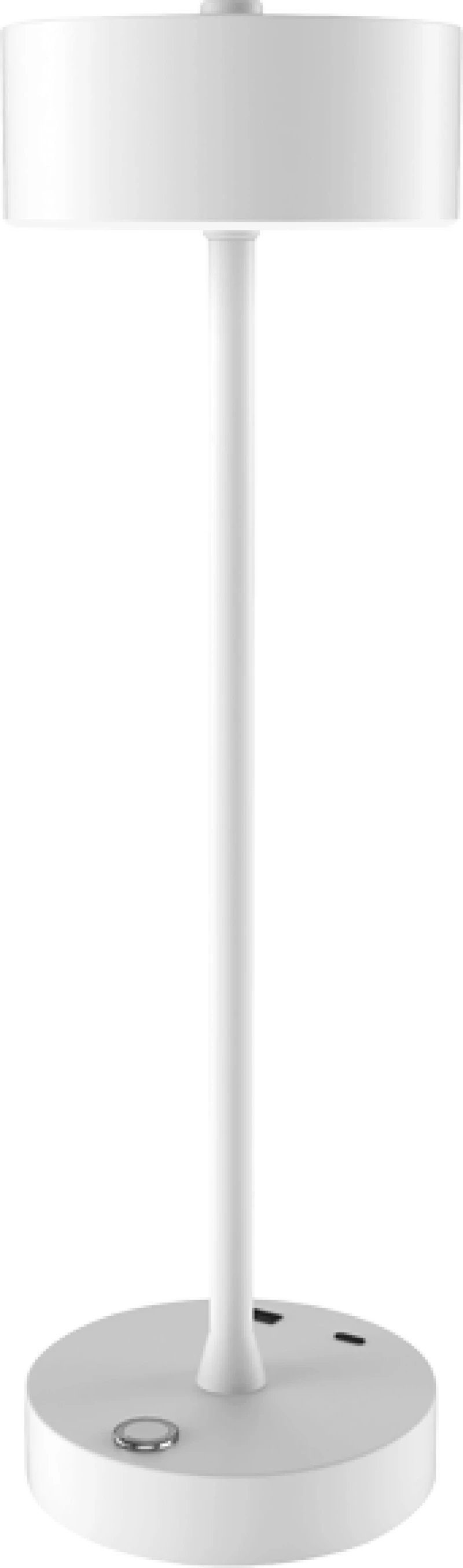it-Lighting Crater Rechargeable LED 2W 3CCT Touch Table Lamp White D:38cmx11cm 80100120