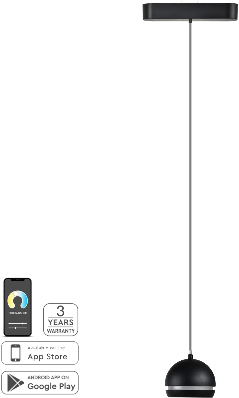 MFS30-06-03 MAGNETIC FLEX  Smart  Lightings Surface Mounted Black 1Γ3 HOMELIGHTING 77-8988