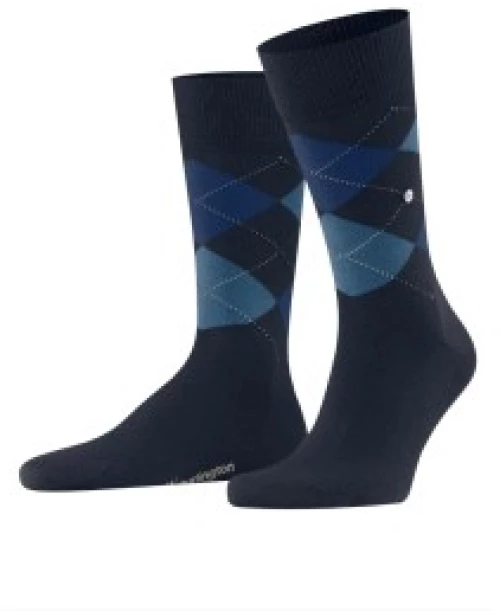Burlington socks Edinburgh blue black