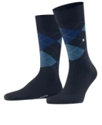 Burlington socks Edinburgh blue black