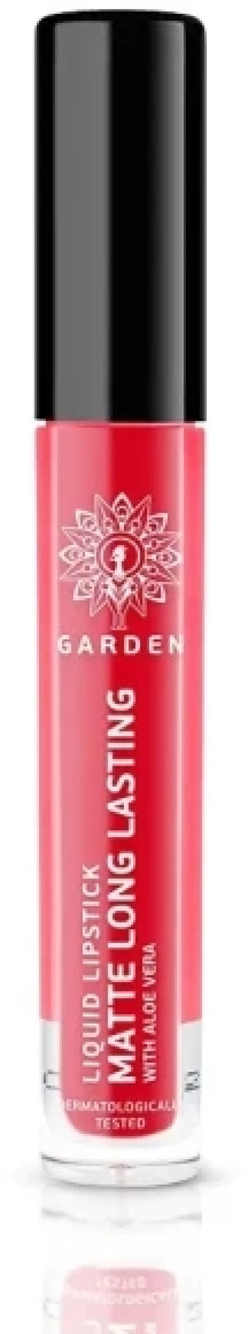 Garden Liquid Lipstick Matte Long Lasting With Aloe Vera Glorious Red 05 4ml