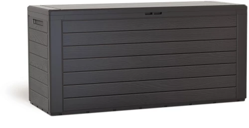 PROSPERPLAST Μπαούλο Αποθήκευσης Woodebox Ελαιόμαυρο 280lt MBWL280-440U