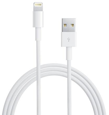 Kαλώδιο Apple MD818 USB A σε Lightning 1m Λευκό 885909627424