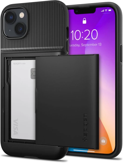 Spigen Husa pentru iPhone 14 Plus - Spigen Slim Armor CS - Black 8809811864243
