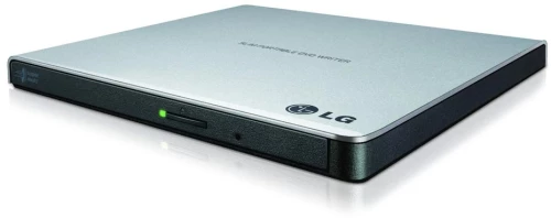 H-L DS External DVD-RW Recorder Slim Silver (GP57ES40.AHLE10B)