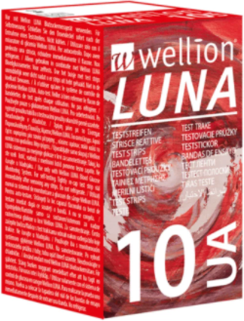 Wellion LUNA Test strips UA - 10 Ταινίες Μέτρησης Ουρικού οξέος