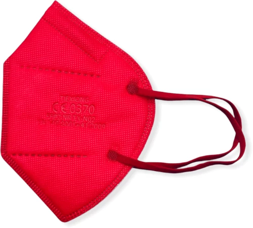 Μάσκα Προστασίας Tiexiong FFP2 Civil Protective Mask BFE >95% Κόκκινο 100 Τεμάχια