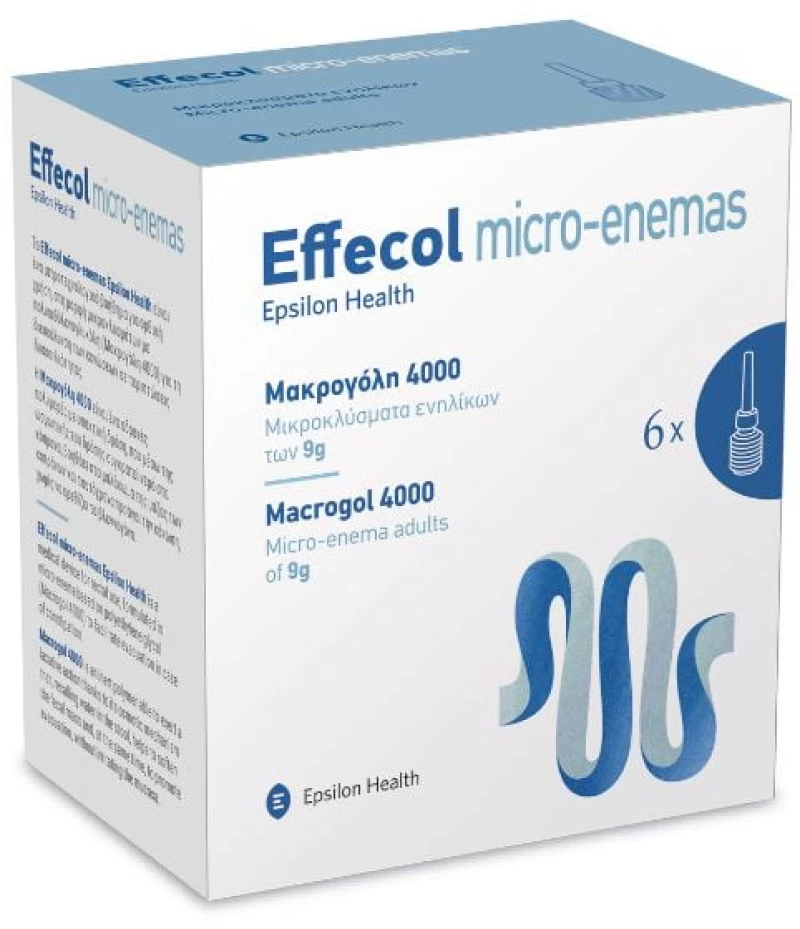 Epsilon Health Effecol Micro-Enemas Μικροκλύσματα Ενηλίκων 6x9G
