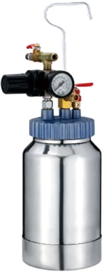 Maestro STB-02A ΔΟΧΕΙΟ ΠΙΕΣΗΣ ΧΡΩΜΑΤΟΣ ΜΕ ΡΥΘΜΙΣΤΗ, 2LT - 1.3KG (ALU-PLAIN) 211301
