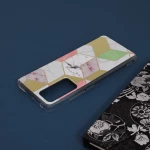 Techsuit Husa pentru Xiaomi 12 / 12X - Techsuit Marble Series - Purple Hex 5949419022232