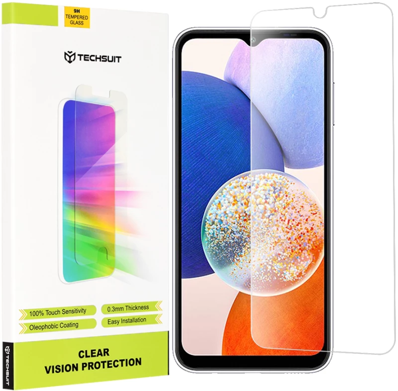 Techsuit Folie pentru Samsung Galaxy A14 5G - Techsuit Clear Vision Glass - Transparent 5949419007260