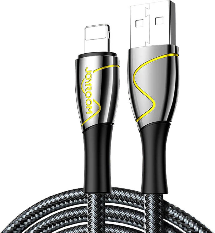 Joyroom USB Cable for Lightning Joyroom S-1230K6 2.4A 1.2m (Black) 039185