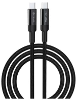 Καλώδιο Σύνδεσης USB 2.0 Devia EC309 Braided USB C σε USB C PD 100W 1.5m Extreme Speed Μαύρο 6938595354212
