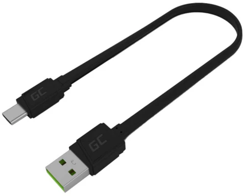 Green Cell Cable USB - USB-C Green Cell GCmatte, 25cm, with Ultra Charge, QC 3.0 048450