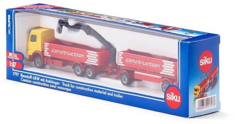 Siku - Φορτηγό Construction με Καρότσα (1797)
