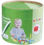 Κουβάς με 30 Ξύλινα Τουβλάκια Spielmaus (41009632)