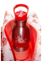 Ανοξείδωτο Μπουκάλι με Πάτο Σιλικόνης Happy Lena 600ml - Lilliputiens (84472)