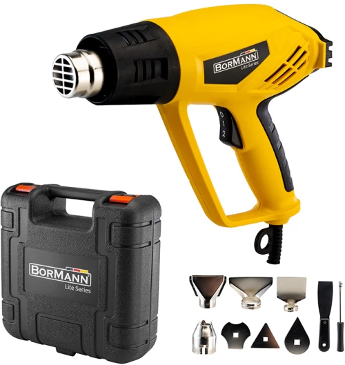 Bormann Lite Bhg2200 Πιστολι Θερμου Αερα 2000w 042549 έως 12 Άτοκες Δόσεις