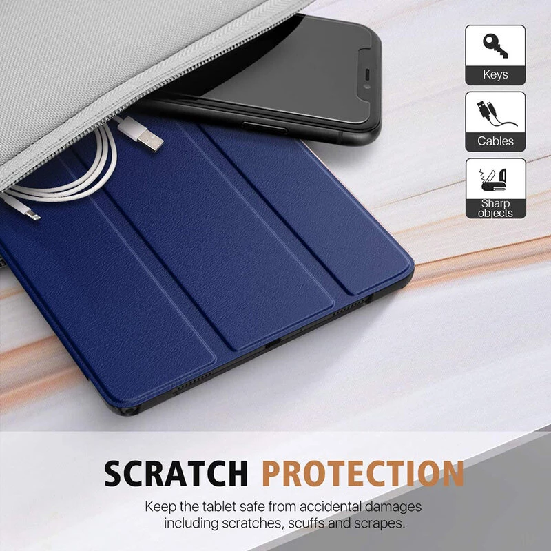 Techsuit Husa pentru Samsung Galaxy Tab A7 Lite - Techsuit FoldPro - Albastru 5949419036598