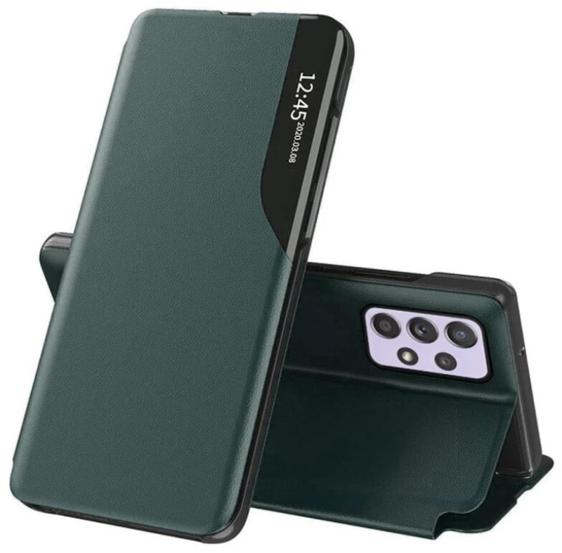 Techsuit Husa pentru Samsung Galaxy A13 4G - Techsuit eFold Series - Dark Green 5949419020474